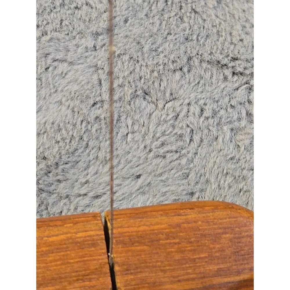 Good‎ Wood Genuine Teak Wire Cheese Slicer Cutting Board MCM Charcuterie 10